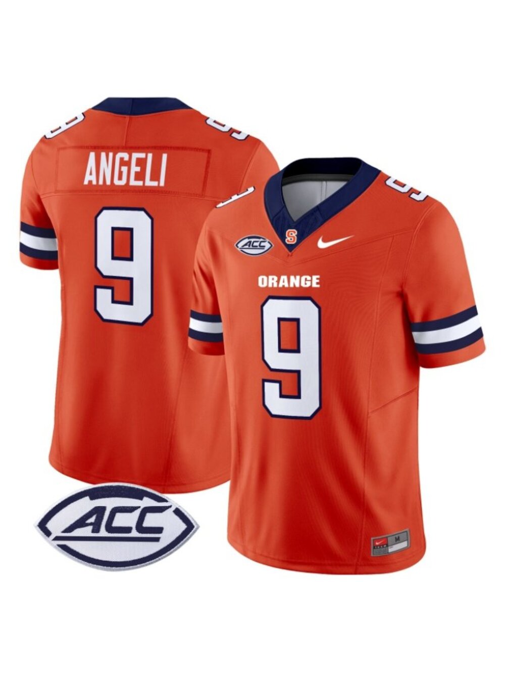 Kids Youths Steve Angeli Orange Vapor Stitched Jersey